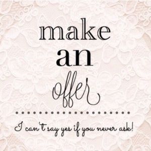 ✨ I’ll consider all offers!! ✨